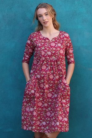Tilda Dress Cranberry
